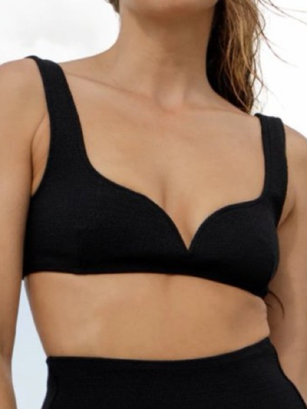 PacSun Black V-Wire Bikini Top